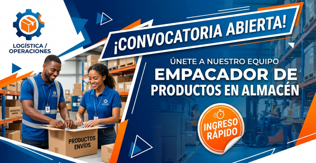 Empacador de productos en almacén